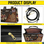 Personalized Christian Leather Handbag – Custom Purse Faith Gift for Mom, Grandma, Women Birthday or Christmas