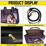 Four-panel showcase illustrating design details, hardware, and interior layout.