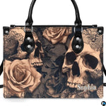 Personalized Witch Leather Bags, Halloween Purses For Women, Witch Art Bag, Spooky Halloween Purses, Holiday Gifts