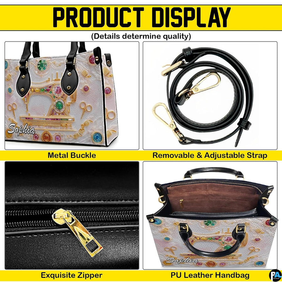 Feature diagram illustrating close view elements, metallic accents, and design finishings.
