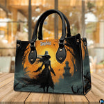 Alternate angle presentation displaying the complete hooded witch art accessory pairing.