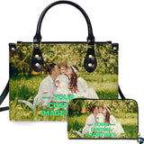 Sunny Meadow Family Portrait Handbag and Wallet Set