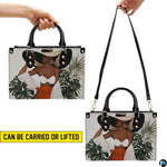 Personalized Tropical Black Woman Art Handbag