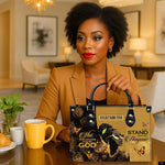 PREAUREUM "{split_values}" Personalized {collection_title} Leather Handbag