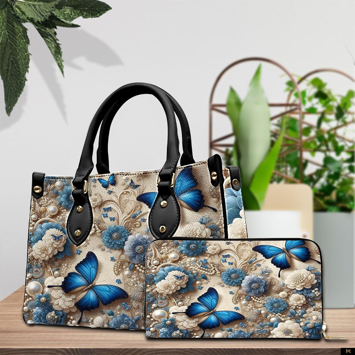 PREAUREUM "{split_values}" Personalized {collection_title} Leather Handbag