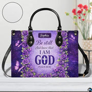 Personalized Christian Leather Handbag – Custom Purse Faith Gift for Mom, Grandma, Women Birthday or Christmas
