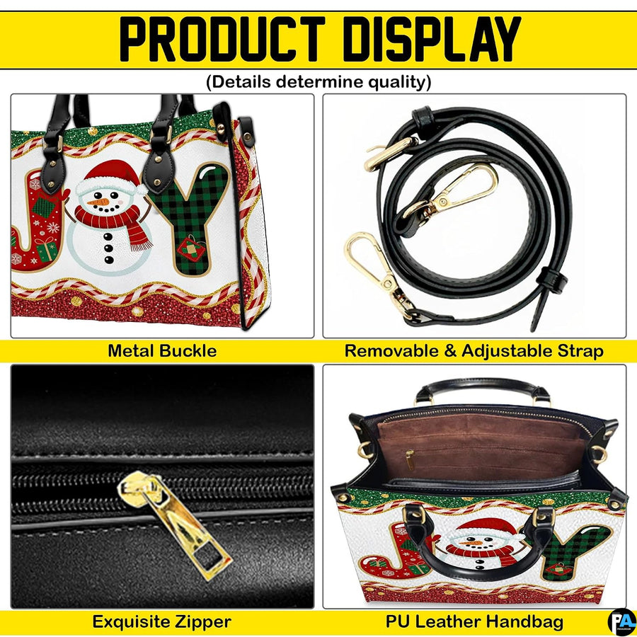 Four-panel layout demonstrating gold hardware accents, detachable strap, zipper detail, and interior space.