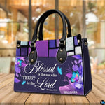 Personalized Christian Leather Handbag, Jesus Christian Tote Bag, Bible Purse, Religious Bags Gift for Mom, Women