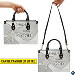 Personalized Christian Leather Handbag – Custom Purse Faith Gift for Mom, Grandma, Women Birthday or Christmas