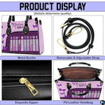 Personalized Christian Affirmations Butterflies Leather Handbag