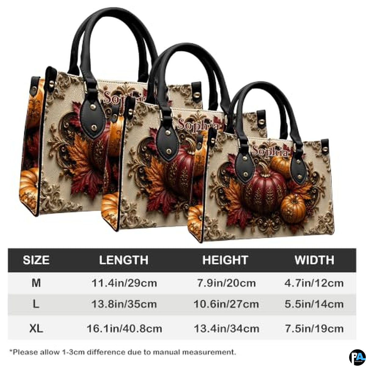 Personalized Halloween Gothic Leather Handbag Custom Raven Black Cat Purse Dark Fantasy Shoulder Bag Gift for Women