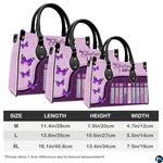 Personalized Christian Affirmations Butterflies Leather Handbag
