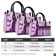 Personalized God Says I Am Butterflies Handbag, Gift for Mom