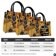 Black Girl Leather Handbag Custom Name Afrocentric Bag for Women with Leather Purse Gift for Mom Sister Daughter Melanin