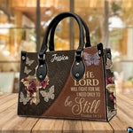 Personalized Christian Leather Handbag – Custom Purse Faith Gift for Mom, Grandma, Women Birthday or Christmas