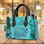 Personalized Flower Floral and Inspirational Handbag - Design 01