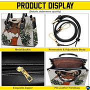 Personalized Tropical Black Woman Art Handbag