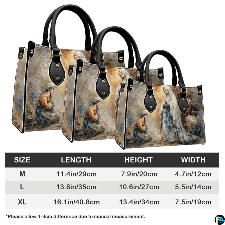 Open handbag interior display showing main storage compartment.