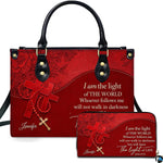 Personalized Christian Leather Handbag – Custom Purse Faith Gift for Mom, Grandma, Women Birthday or Christmas