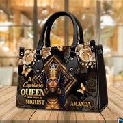 Personalized Leather Handbag for Black Women, Custom African Purse Bag Set, Birthday Meaningful Gifts for Mom, Friend