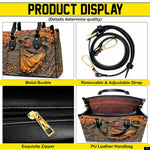 PREAUREUM "{split_values}" Personalized {collection_title} Leather Handbag