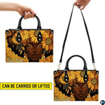 Personalized Black Women Leather Bag, Custom Name African Purses and Handbags Gifts for Mom Birthday Christmas Mothers Day