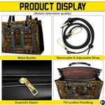 Bookstore Leather Bag, Book Purse for Book Lovers, Shoulder Bag