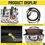Personalized Christmas Decorations Drip Art Handbag, Removable Strap
