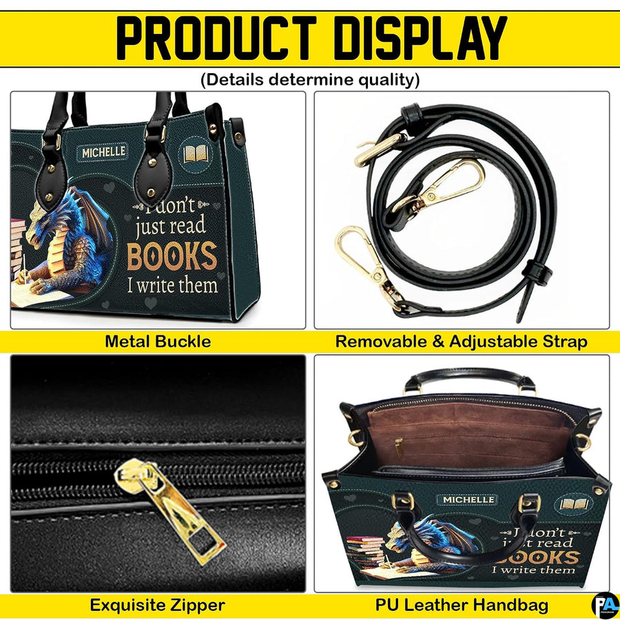 Four-panel showcase illustrating design details, hardware, and interior layout.