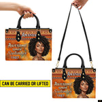 PREAUREUM "{split_values}" Personalized {collection_title} Leather Handbag