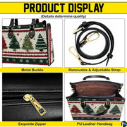 Graphic overview presenting structural elements and finishing accents of the printed holiday accessory