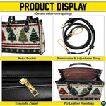 Graphic overview presenting structural elements and finishing accents of the printed holiday accessory