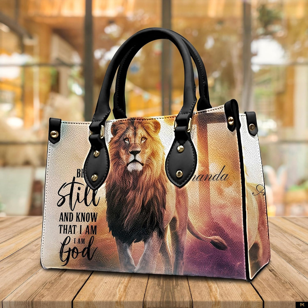 PREAUREUM "{split_values}" Personalized {collection_title} Leather Handbag