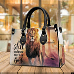 PREAUREUM "{split_values}" Personalized {collection_title} Leather Handbag