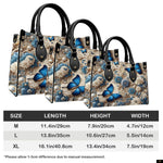 PREAUREUM "{split_values}" Personalized {collection_title} Leather Handbag