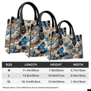 PREAUREUM "{split_values}" Personalized {collection_title} Leather Handbag