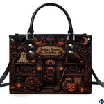 Frontal presentation highlighting the witch apothecary art design on the primary accessory silhouette.