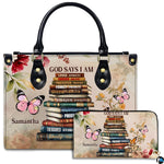 Christian Gifts for Women Faith, Customized Christian Leather Handbag, Jesus Bag, Bible Purse, Inspirational Religious