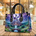 Personalized Mystical Dragon and Castle Scene Handbag