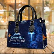 Personalized Christian Leather Handbag – Custom Purse Faith Gift for Mom, Grandma, Women Birthday or Christmas
