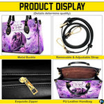 Personalized Witch Leather Bags, Halloween Purses For Women, Witch Art Bag, Spooky Halloween Purses, Holiday Gifts