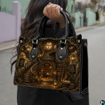 Bookstore Leather Bag, Book Purse for Book Lovers, Shoulder Bag