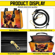 Four detailed visual panels highlighting aesthetic features of the African elephant sunset painting.