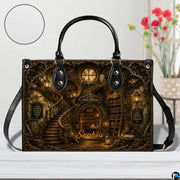 Bookstore Leather Bag, Book Purse for Book Lovers, Shoulder Bag