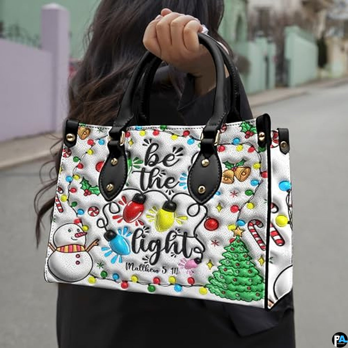 Personalized Tree festive Christmas Handbag