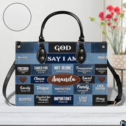 Personalized Christian Leather Handbag For Women, Bible Purse, Religious Bags Christian Gift For Women Her, Jesus Bag