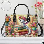 Personalized Dragon Leather Handbag, Fantasy Gothic Purse for Women, Mythical Shoulder Bag Gift for Dragon Lovers