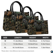 Personalized Black Owl Forest Scene Shoulder Bag, Gift for Her