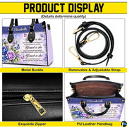 Four-panel showcase illustrating design details, hardware, and interior layout.
