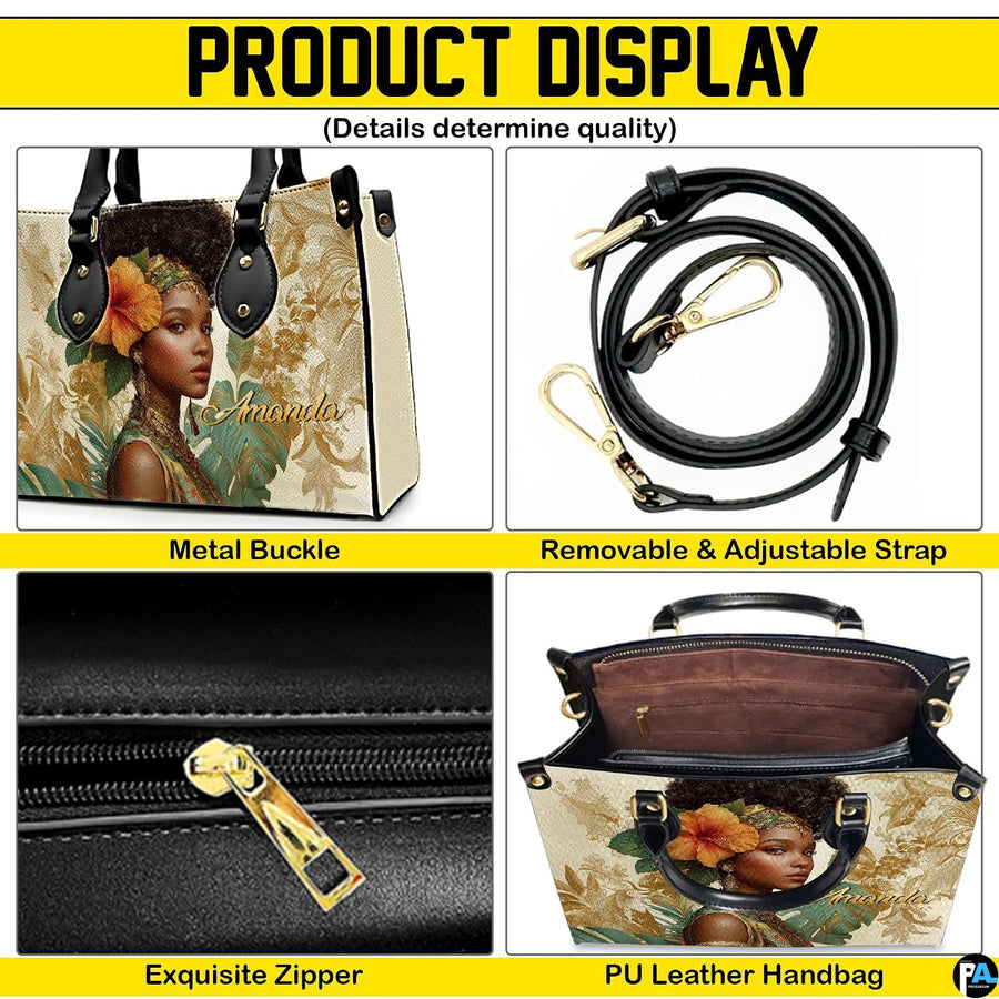 Feature breakdown graphic highlighting distinct visual elements and aesthetic construction.